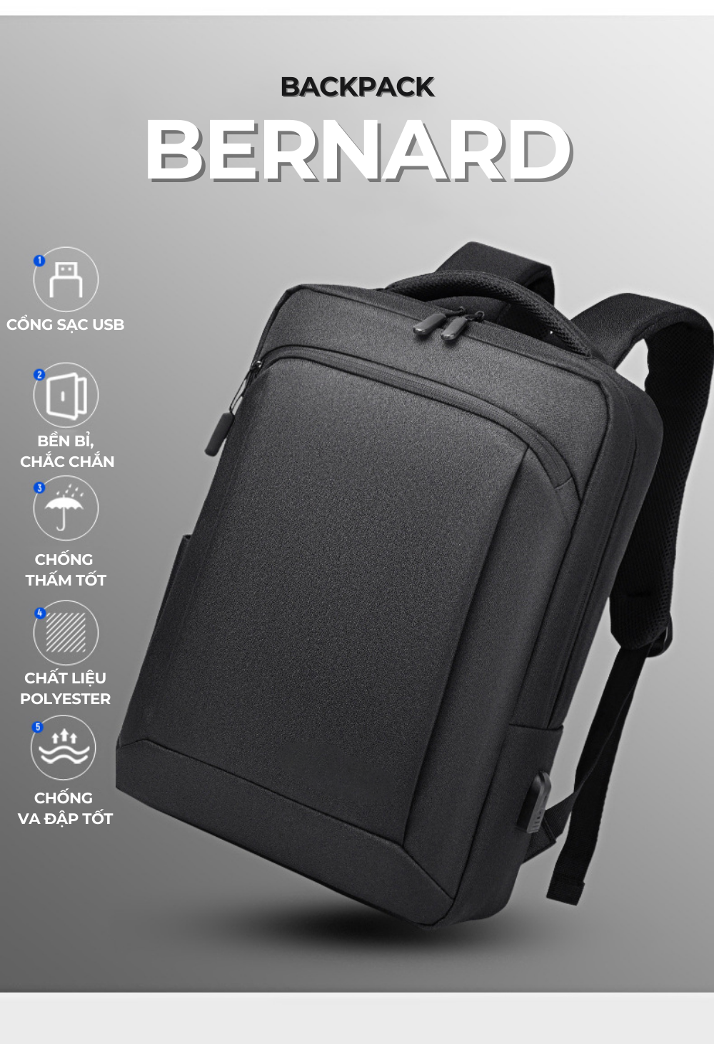 Balo Laptop PADO 728